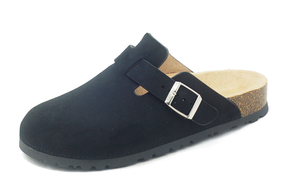 BIRKENSTOCK:Boston Suede Clogs