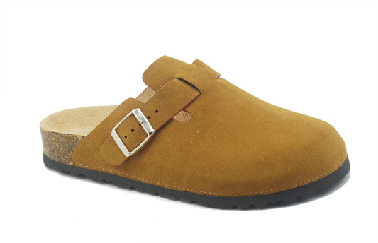BIRKENSTOCK:Boston Suede Clogs
