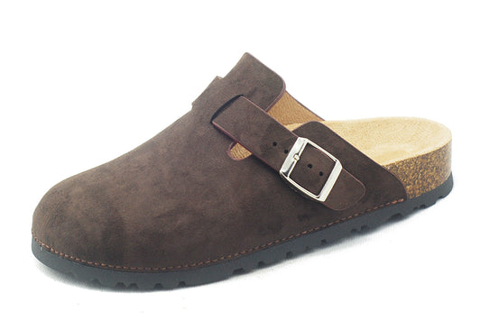 BIRKENSTOCK: Boston Suede Clogs