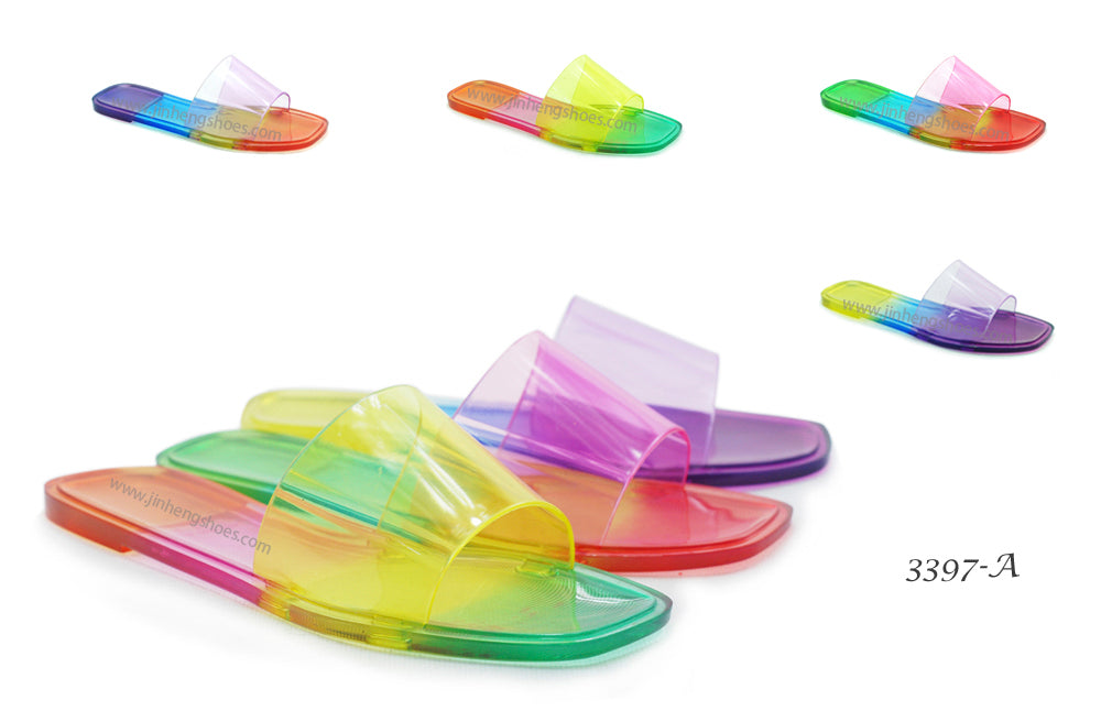 Colourful Jelly Shoes For Lady